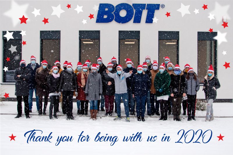 The company Bott, the manufacturer of advertising gadgets and the manufacturer of plastic security seals, wishes you a very Merry Christmas