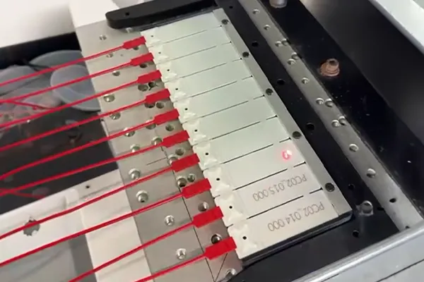 Behind the scenes of our laser seal production!